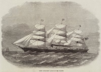 Schroefstoomschip Queen of the Thames door Edwin Weedon